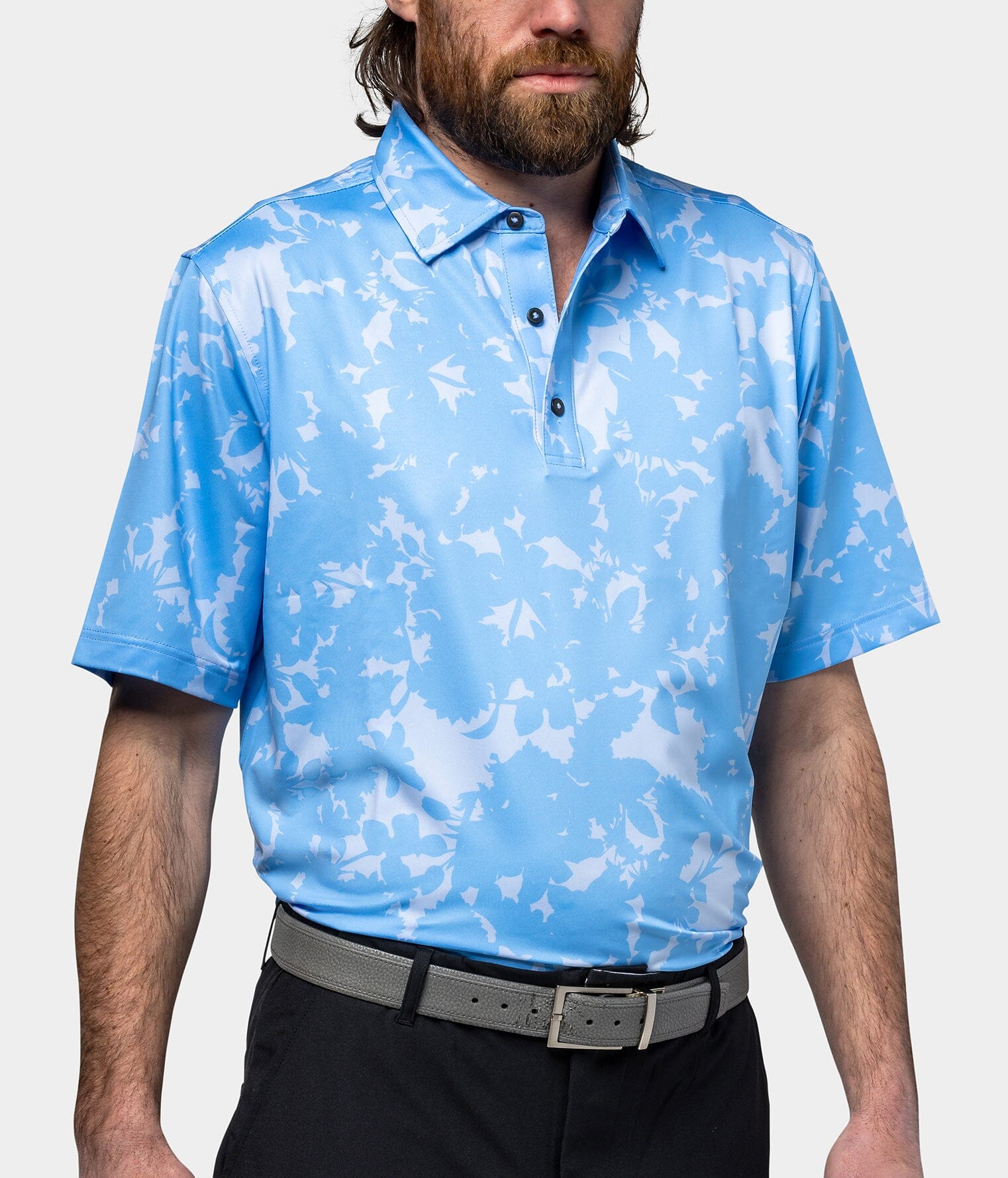 Floral Camo Polo – U Suck at Golf