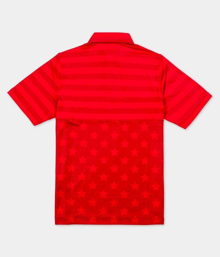 Stars and Stripes Polo (Red)