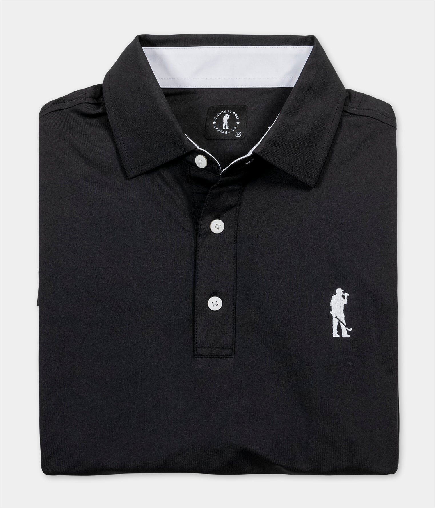 NO COFFEE × CLUBHAUS POLO SHIRT NO COFFEE × CLUBHAUS POLO SHIRT S/S - Black | C