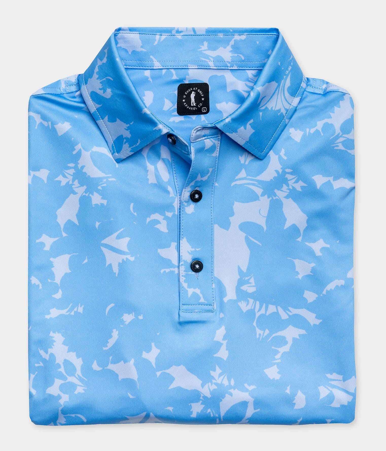 Floral Camo Polo – U Suck at Golf