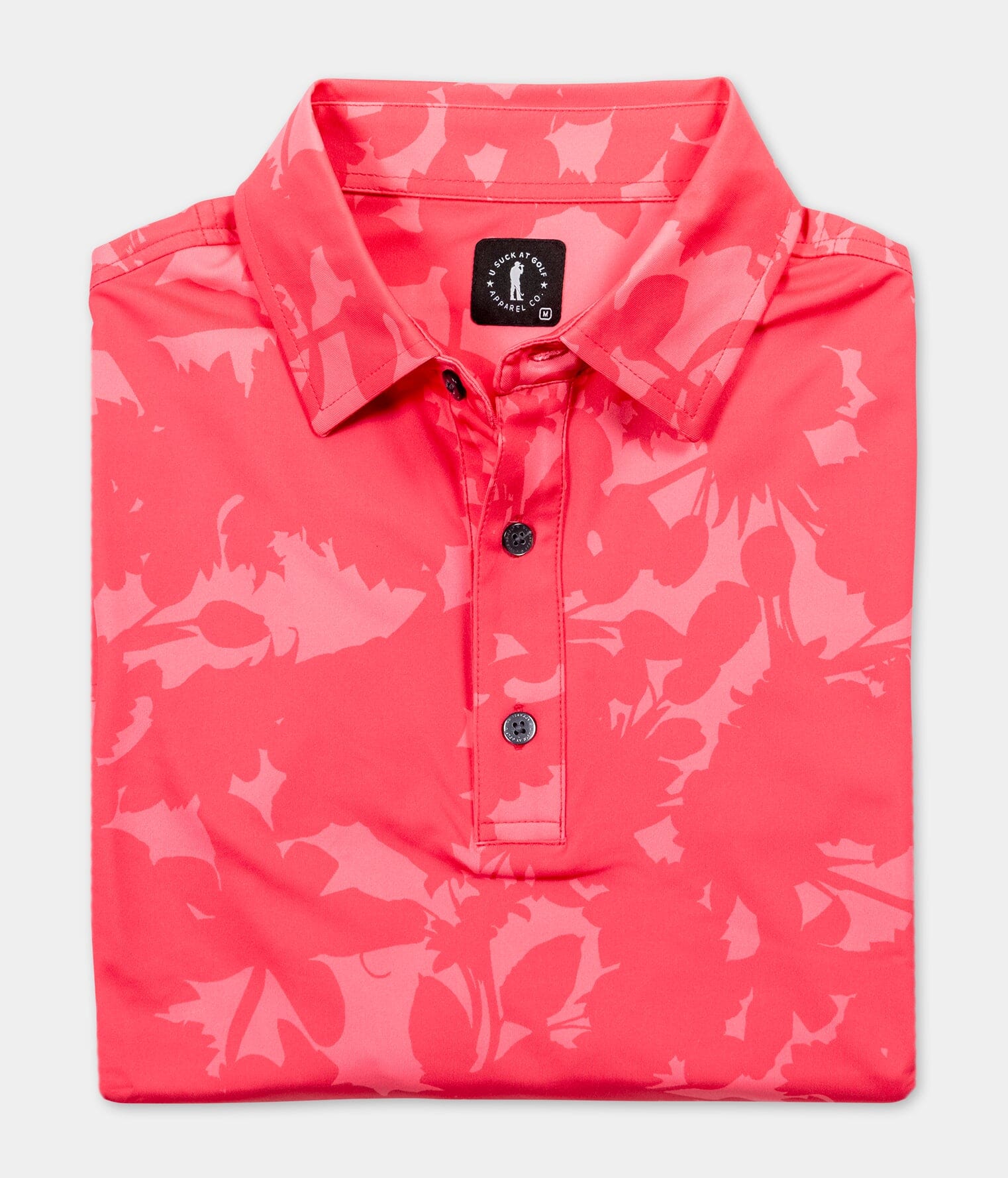 Floral Camo Polo – U Suck at Golf