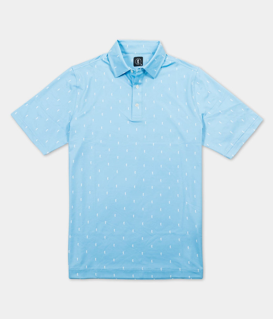 Here For Beer Polo (College Blue) – U Suck at Golf