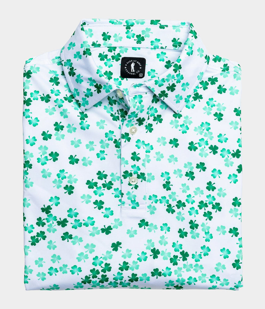 Scattered Shamrock Polo – U Suck at Golf
