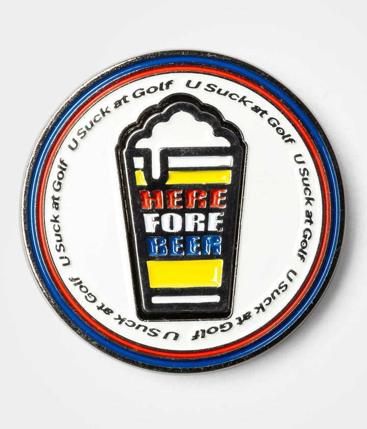 Here for Beer Ball Marker