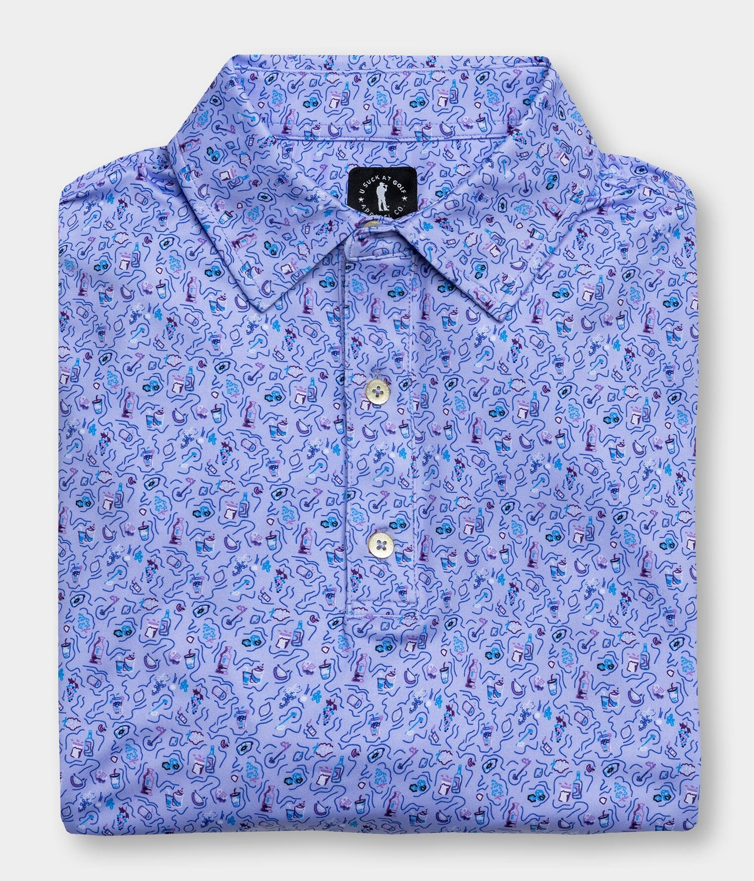 Drink.USAG Vodka Transfusion Polo – U Suck at Golf
