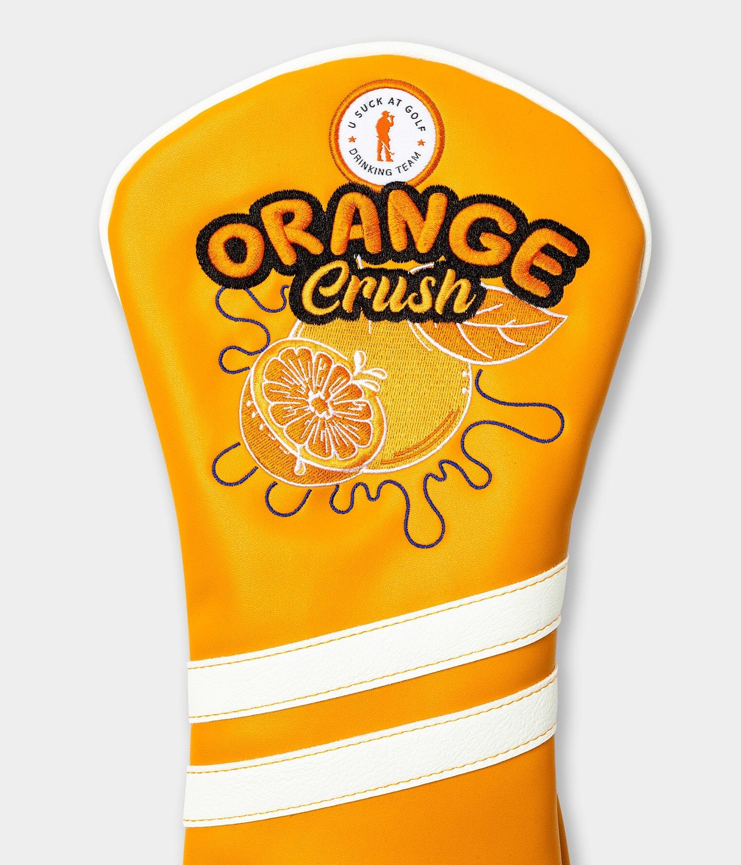 Drink.USAG Orange Crush Driver Cover – U Suck at Golf