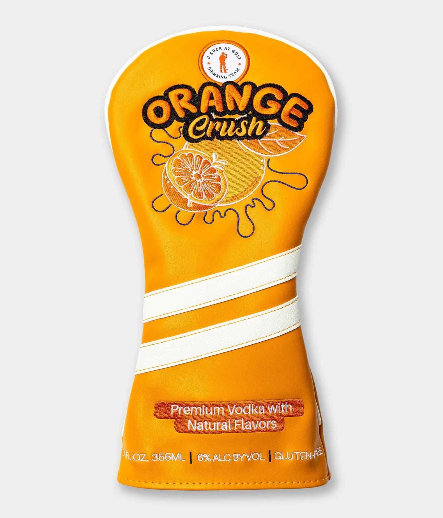 Drink.USAG Orange Crush Driver Cover – U Suck at Golf