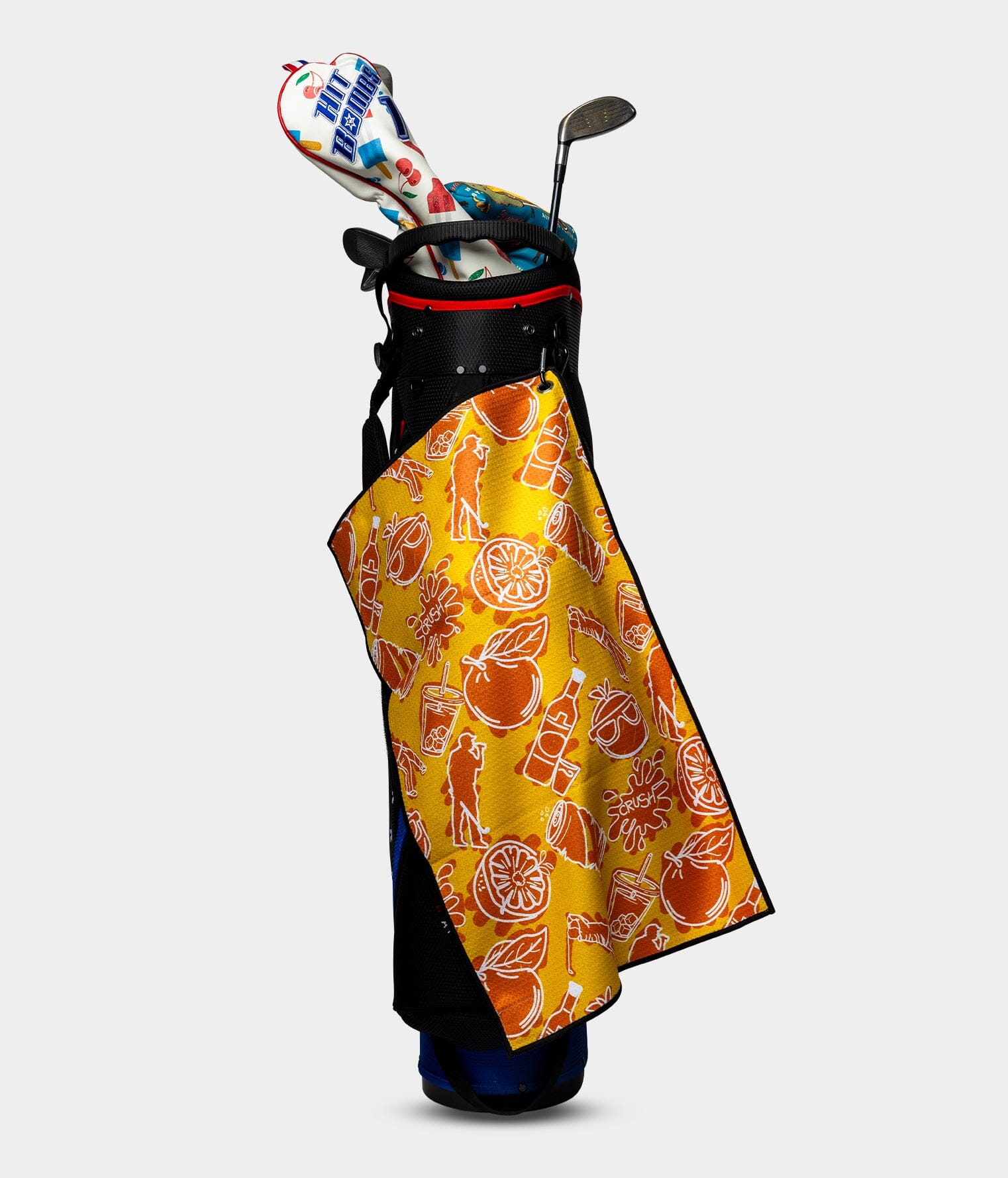 Thom Yorke シルクスクリーン オレンジ Drink USAG Orange Crush Towel – U Suck at Golf