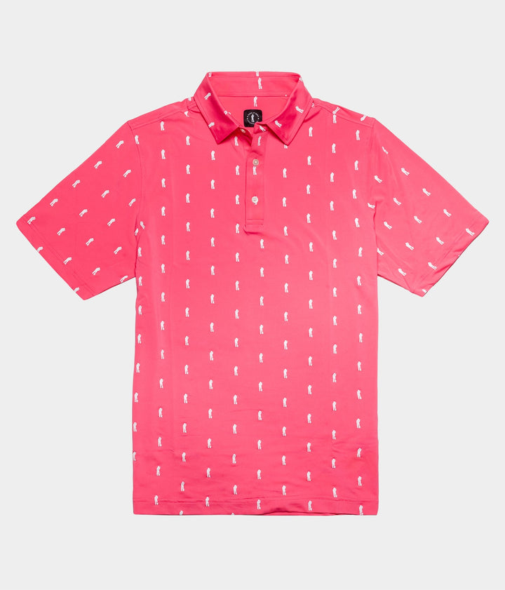 Here for Beer Polo (Pink)