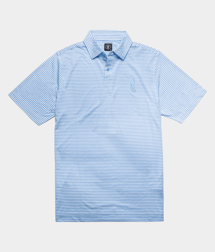 Summer Stripes Polo (College Blue)