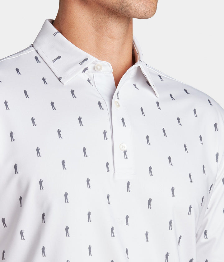 Here For Beer Polo (White)